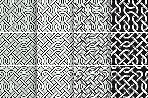 Celtic Knots Seamless Patterns