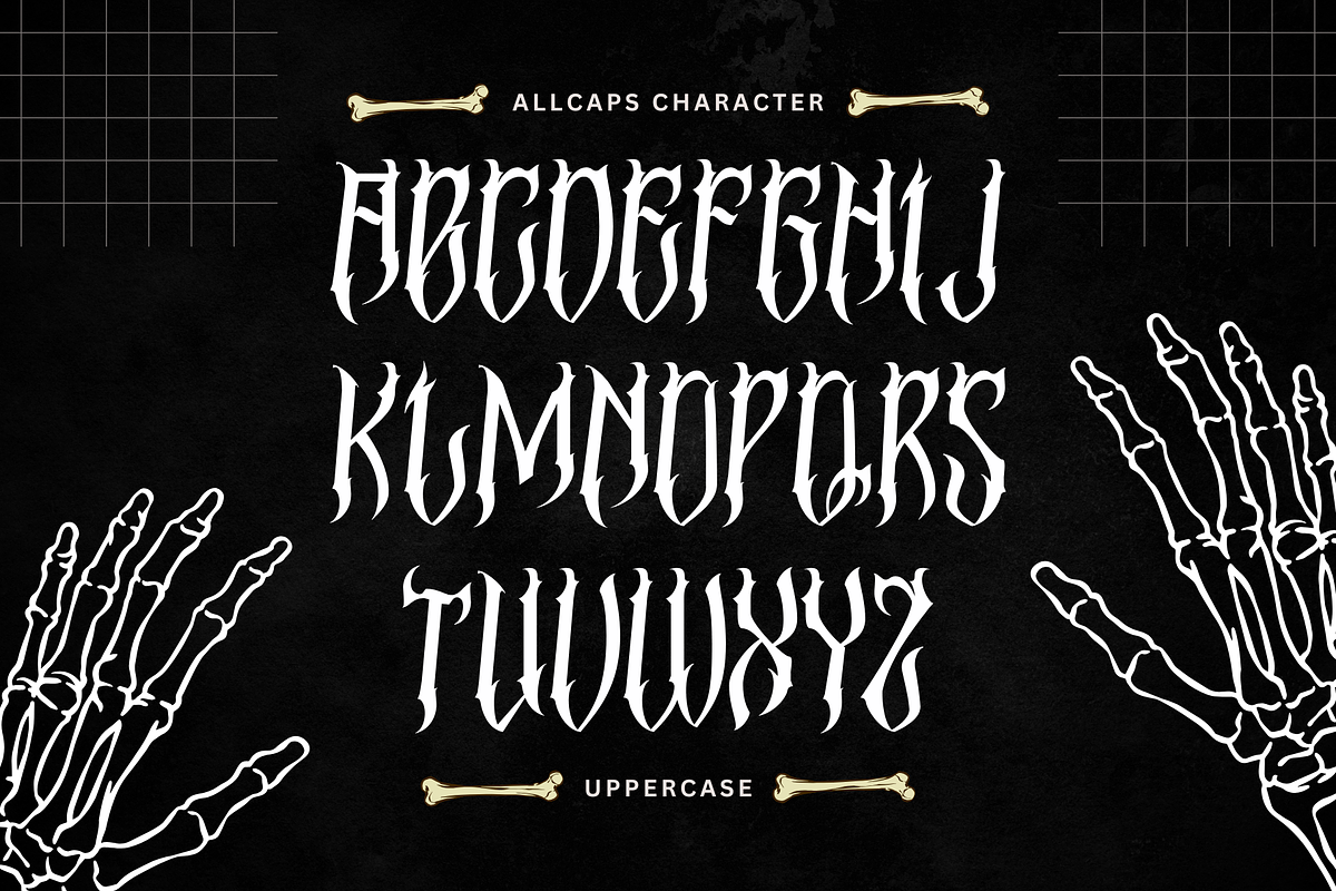 Madnes Blackletter - Logo Font, a Blackletter Font by Nirmana Visual (Photo 2 of 10)
