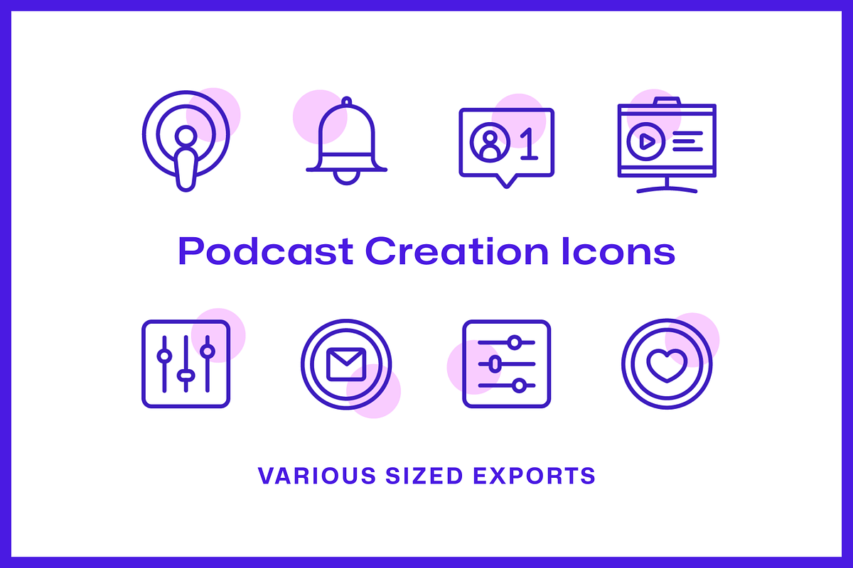 48 Podcast Creation Icons, an Icon by Furnace (Photo 4 of 5)