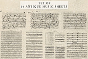 Vintage Sheet Music Overlays, a Pattern Graphic by Century Library (Thumbnail 7 of 17)