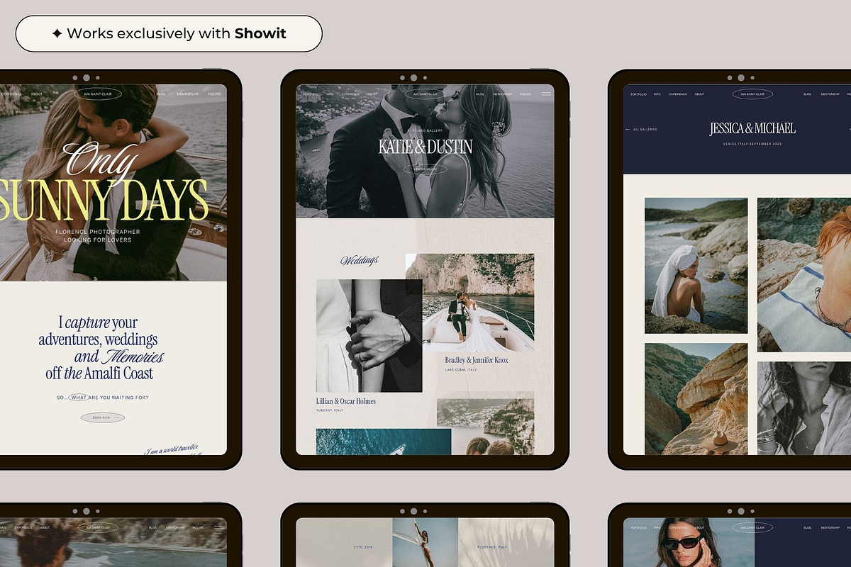 Photography Website Template, a Websites & App Template by Superhero Design Co. (Photo 6 of 7)