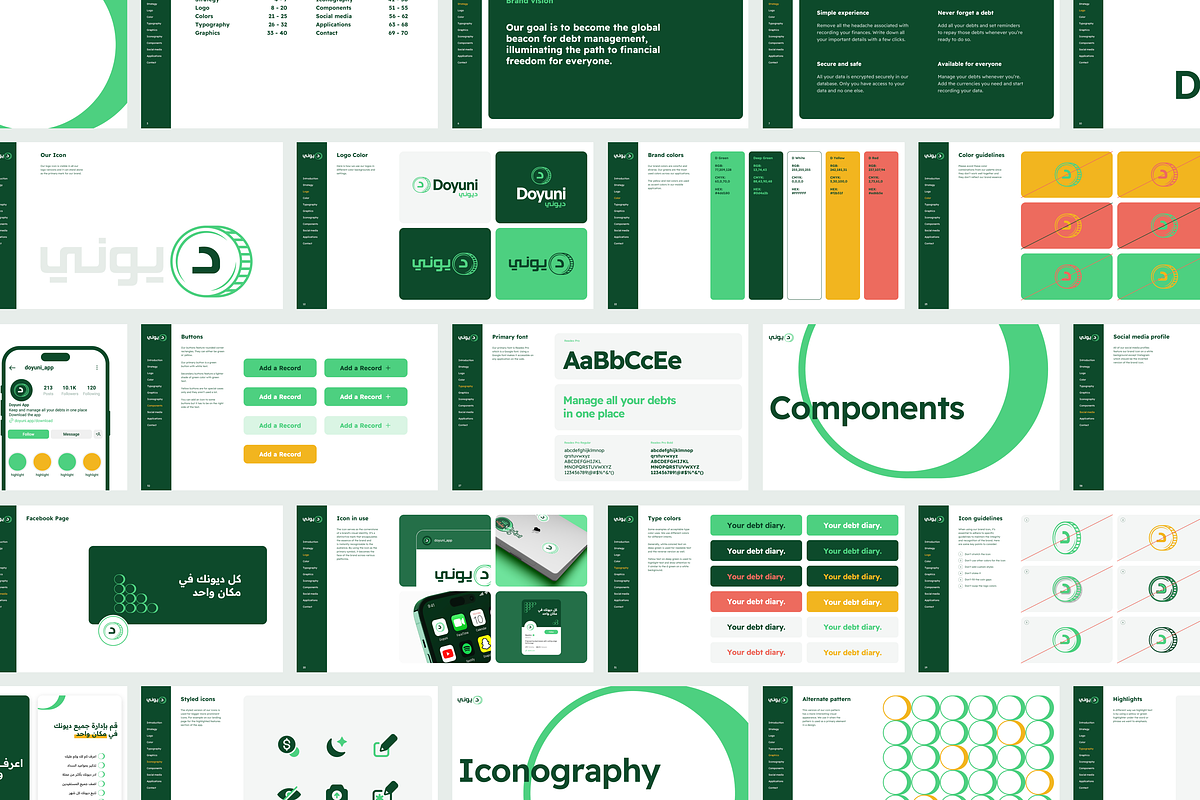 App Brand Guidelines Template, a Branding & Logo Template by Hamdi Designs (Photo 2 of 10)