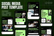 Market Insight Instagram Post, a Social Media Template by Annora Studio (Thumbnail 1 of 6)
