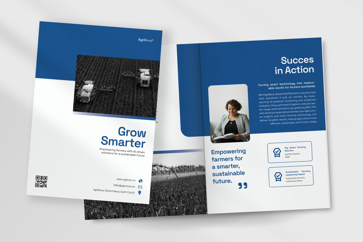 AgriTech AI Company Profile, a Brochure Template by trabaskriya (Photo 6 of 6)