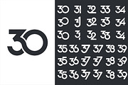 number 30 to 39 logo designs., a Branding & Logo Template by BARONSTD (Thumbnail 3 of 3)