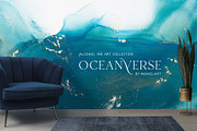 Ocean blue abstract backgrounds, a Texture Graphic by MiraEl Art (Thumbnail 13 of 14)