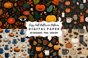 Cozy Fall Halloween Patterns