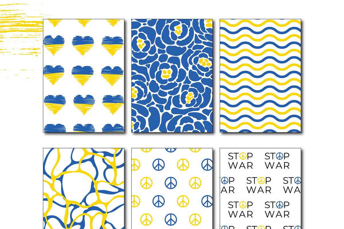 UKRAINE seamless patterns |clip arts, a Pattern Graphic by RenattaZare (Photo 3 of 9)