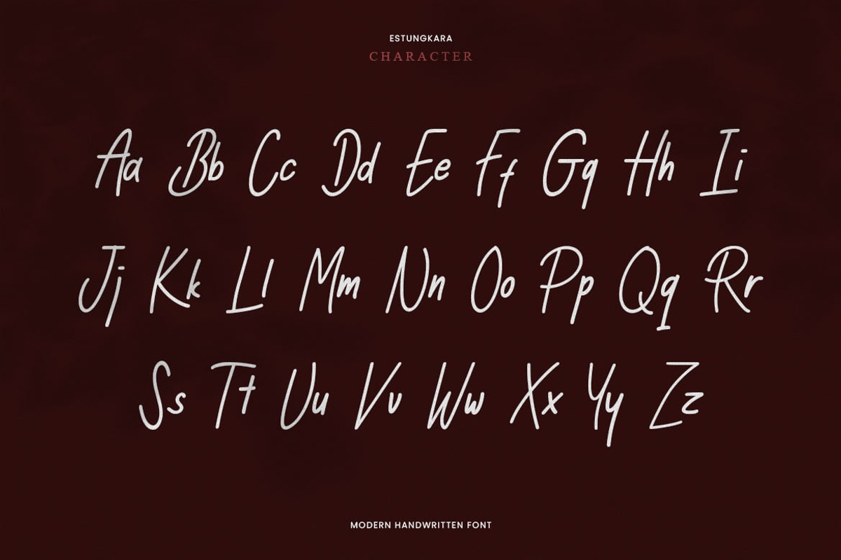 Natural - Modern Display Font, a Script Font by Luna Shop (Photo 2 of 8)