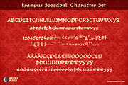 Krampus Speedball Vintage Font, a Script Font by Paper Moon Graphic Supply (Thumbnail 2 of 12)