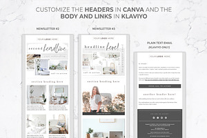 Klaviyo & Canva Templates 6 Pack