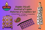 Happy Diwali: Festival of Lights, a Seasonal Illustration by Elatedowl (Thumbnail 1 of 17)