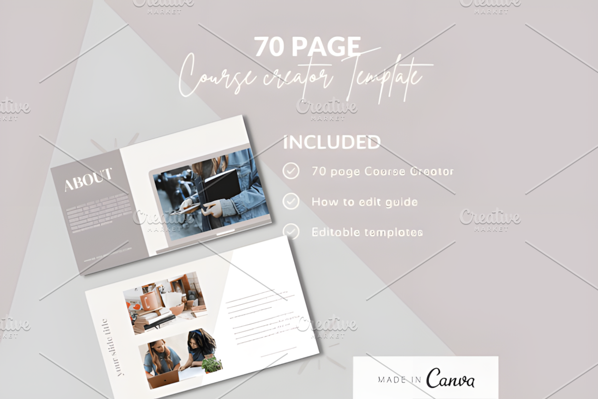 70 Page Webinar & Slide Deck Templat, a Presentation Template by Ink Gallery (Photo 2 of 7)