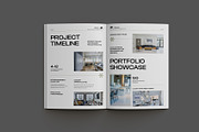 White Interior Designer Brochure, a Brochure Template by Neermana (Thumbnail 4 of 11)