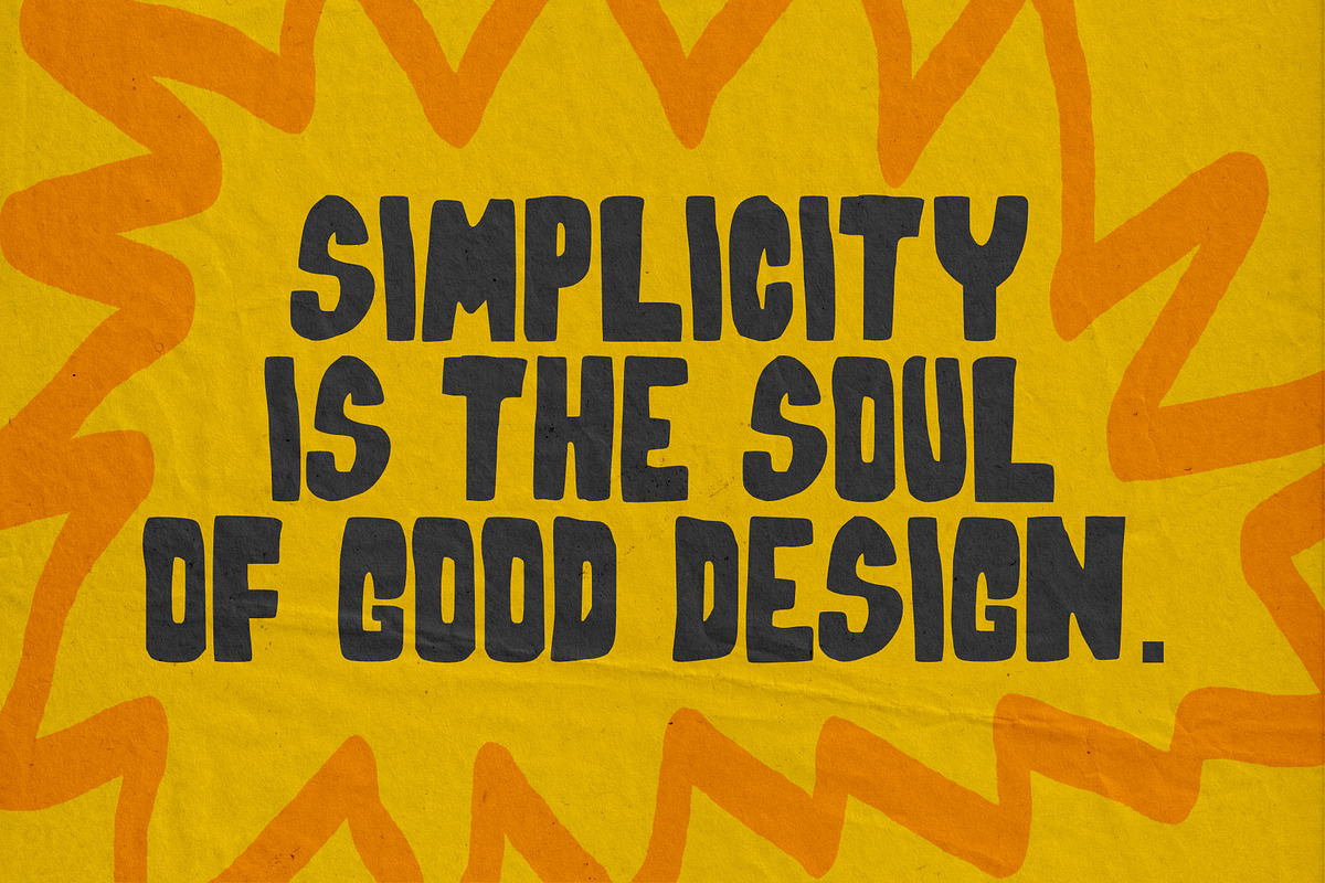 Reborn Display Font Typeface, a Sans Serif Font by ZAL STUDIO (Photo 3 of 5)