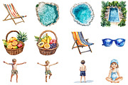 Pool Party Clipart, an Illustration by CitraGraphics (Thumbnail 5 of 5)