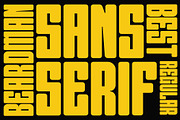 Beardman - Headline Condensed Font, a Sans Serif Font by roomspace creative lab (Thumbnail 13 of 15)