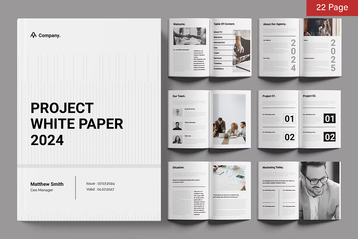 White Paper Bundle, a Brochure Template by ContestDesign (Photo 8 of 30)