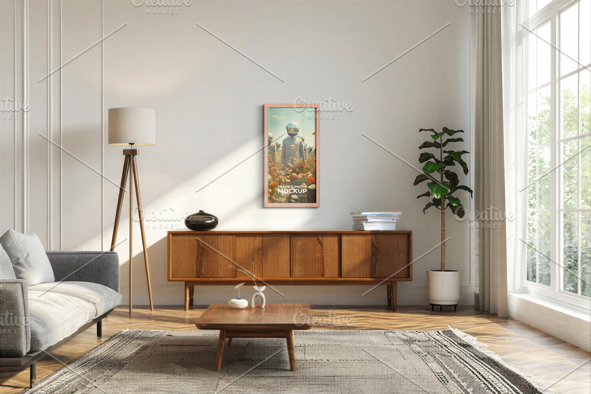 Framed Photo Mockup 12x24 in, a Household Mockup by Mockups by Carlos Viloria (Photo 5 of 5)
