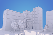 Low Poly City Block, an Architecture 3D Model by 3DGeeq (Thumbnail 6 of 8)