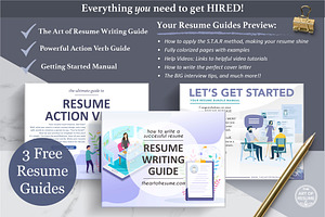 Teal Resume CV Design Photo Insert