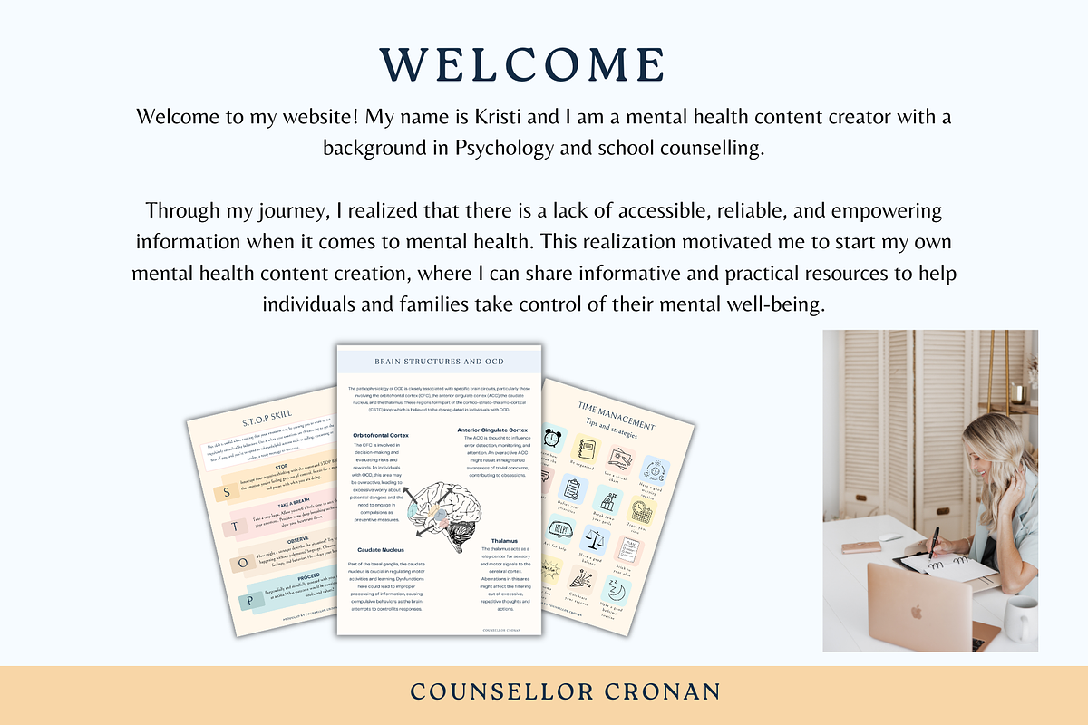 ADHD Adult Workbook and Planner, a Print Template by CounsellorCronan (Photo 2 of 7)