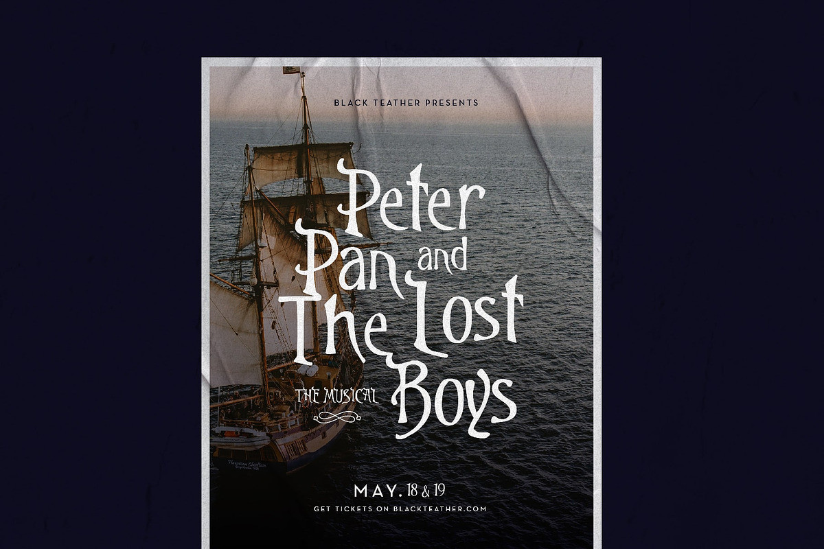Freebooter - Pirate Display, a Serif Font by HipFonts (Photo 4 of 8)