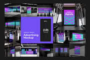 Subway Advertising Set Mockup, a Mockup by Arvalamockup (Thumbnail 1 of 10)