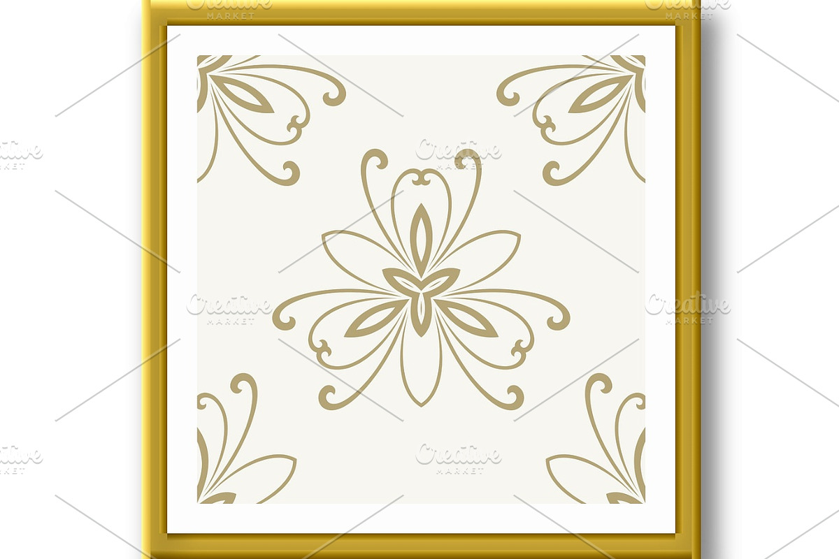 Floral Seamless Vector Pattern, a Decorative Illustration by FineArtStudio (Photo 3 of 3)