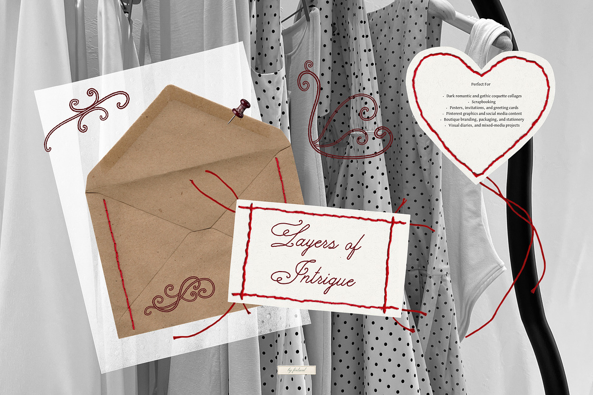 Delicate Mischief Coquette Collage, an Object Graphic by Feelsoul (Photo 4 of 10)