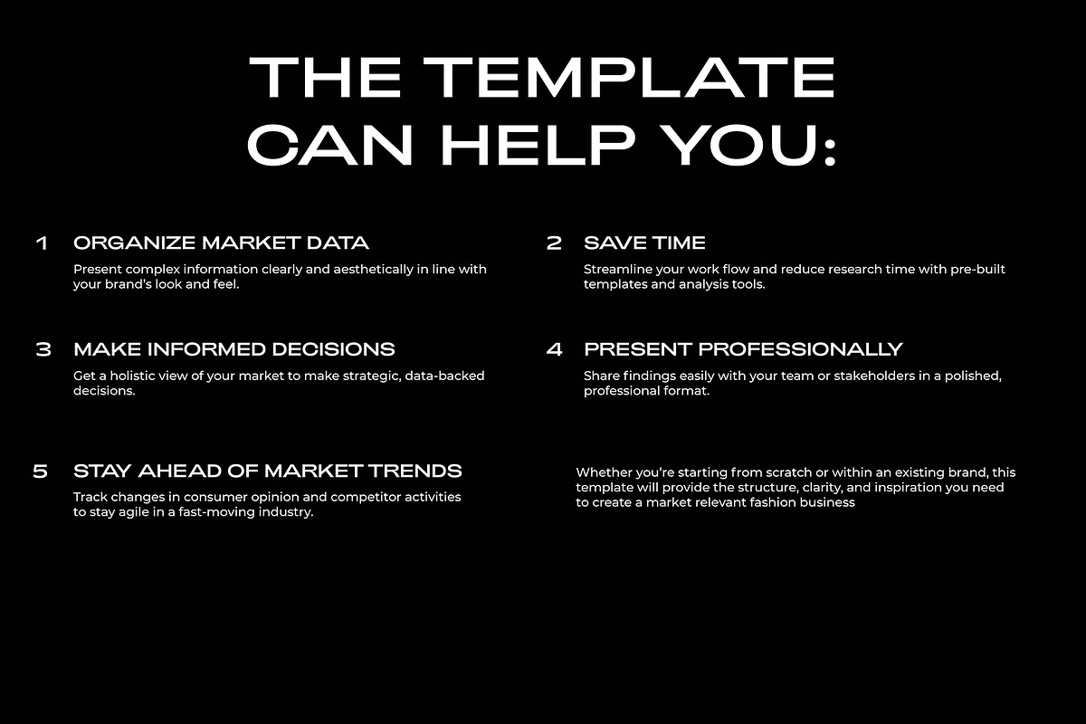Fashion Market Research Template preview 4