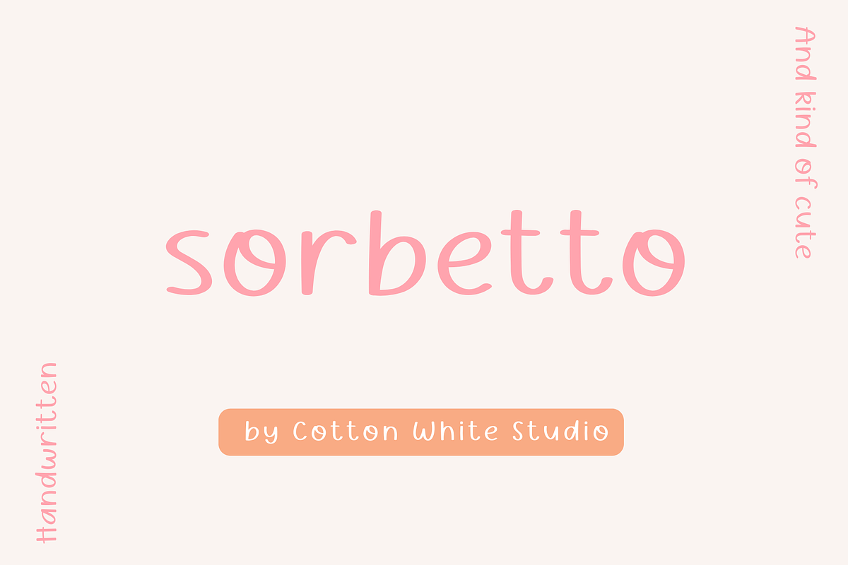 Sorbetto, a Handwritten Font by Sofia Skoog (Photo 1 of 10)
