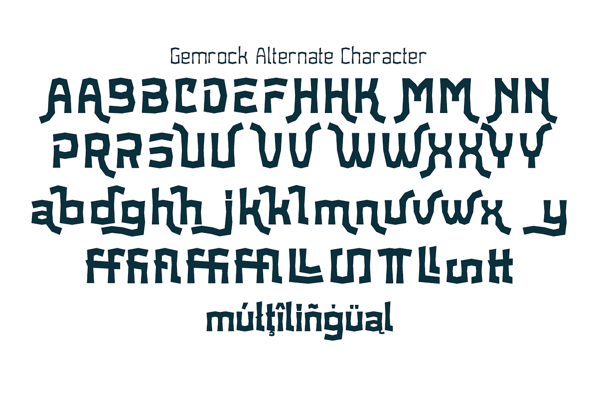 Gemrock Font Family, a Sans Serif Font by TypeClassHeroes (Photo 9 of 10)