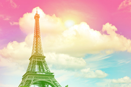 Eiffel Tower Paris sunset, a Holiday Photo by LiliGraphie