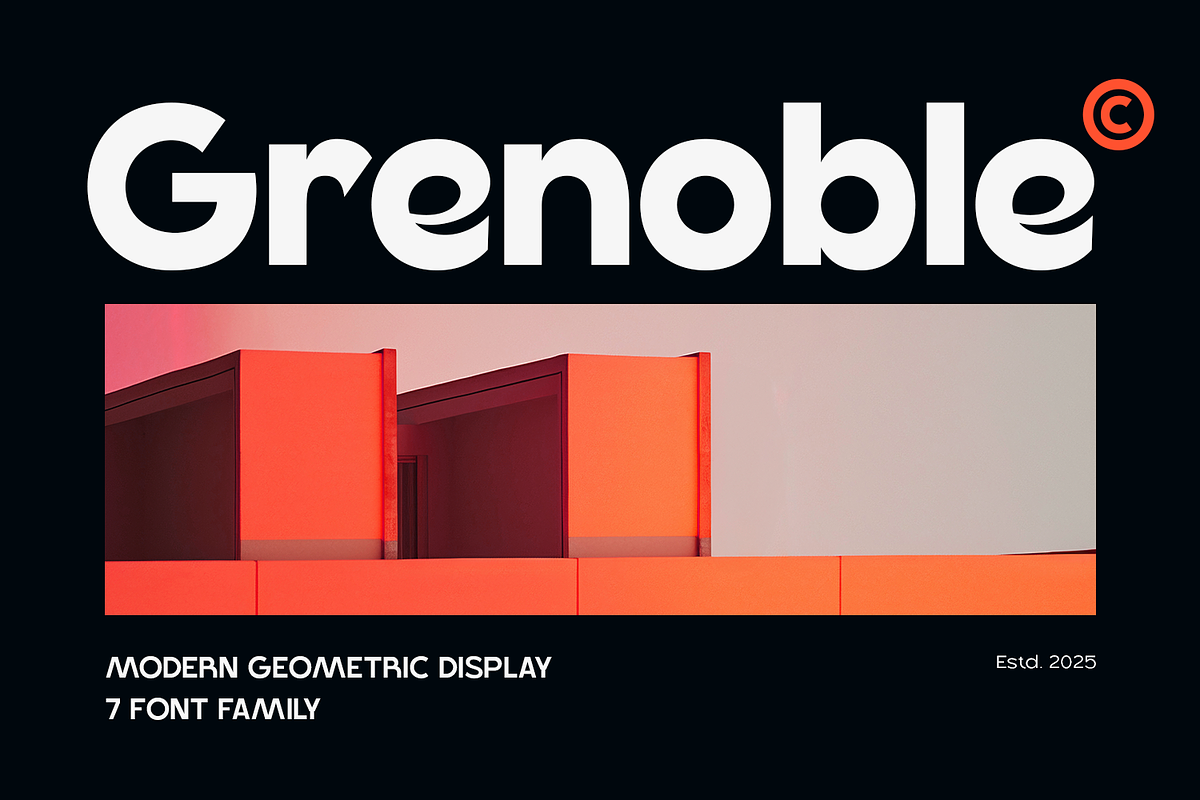Grenoble, a Sans Serif Font by Umitype (Photo 2 of 11)