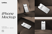 iPhone 16 Pro Max - 6 Mockup Scenes, an iPhone Mockup by Limitless Design (Thumbnail 1 of 9)