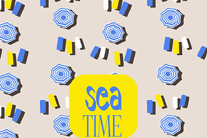 Sea time summer holiday