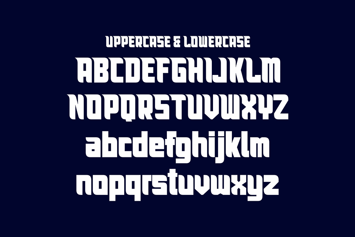 Rusce - Bold Sport Font, a Font by lelevien (Photo 4 of 4)