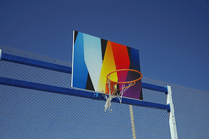 POSTER BASKET BALL MOCKUP