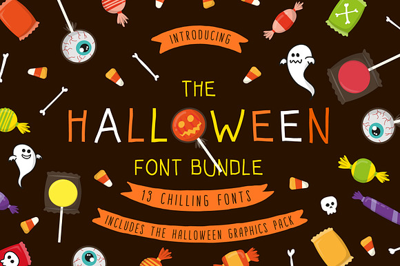 Halloween Font Bundle+FREE Graphics preview 8