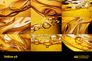 Yellow oil. 48 images, a Healthcare Illustration by Handmadefont (Thumbnail 4 of 12)