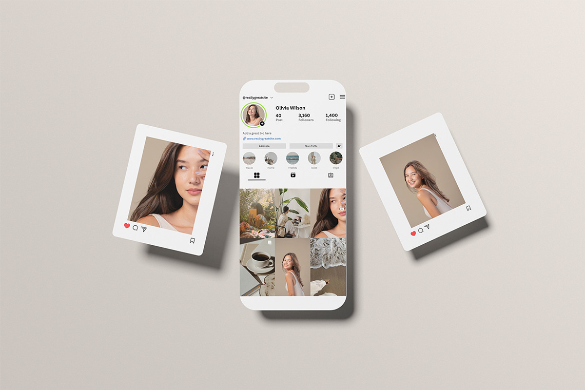 Social Media Post Mockup, an iPhone Mockup by swsi-studio (Photo 5 of 5)