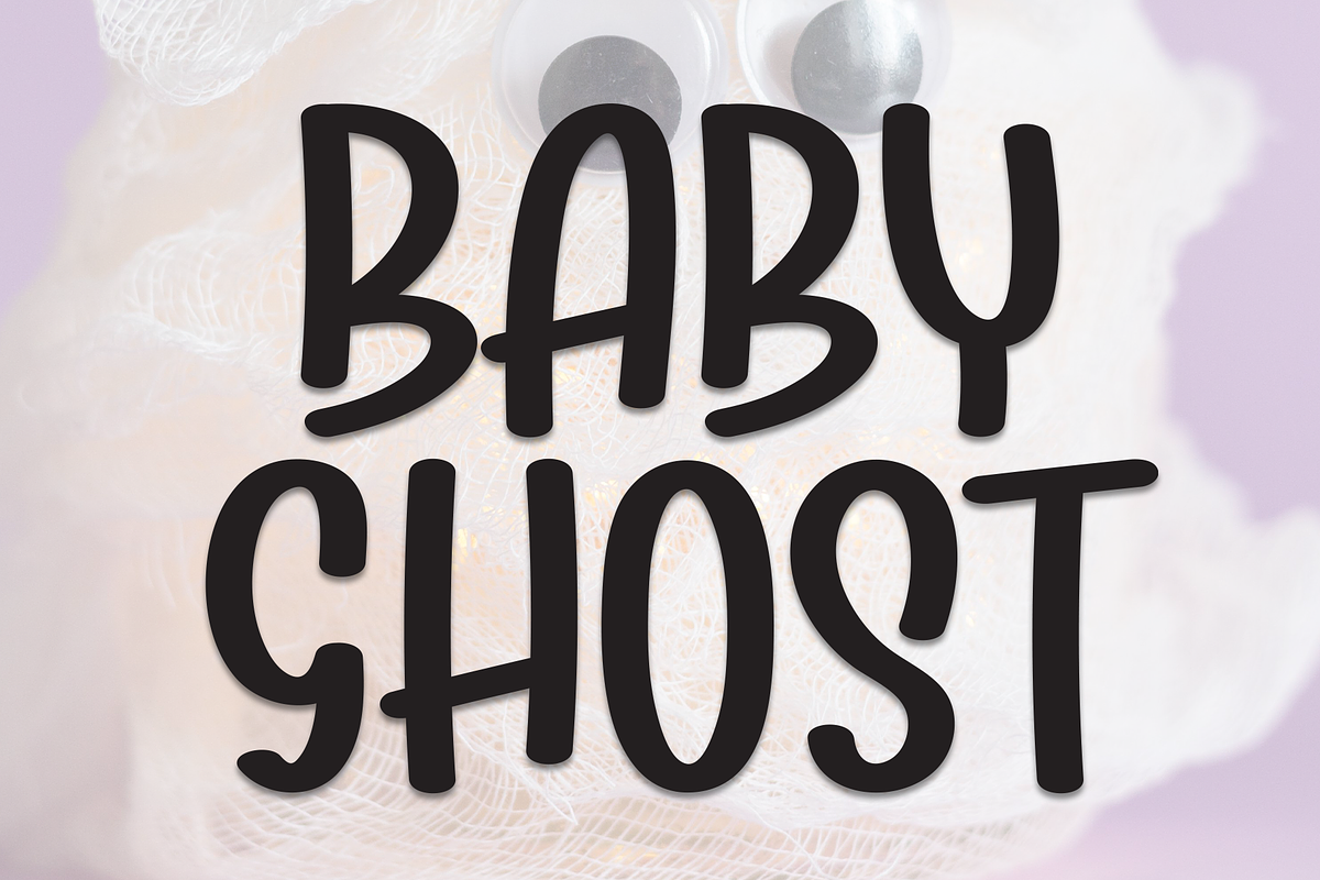 Baby Ghost | Script Font, a Script Font by Scratchones (Photo 1 of 8)