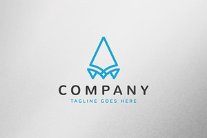 Rocket Letter Logo Design