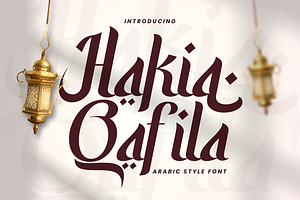 Hakia Qafila – Arabic Style Font