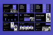 Black Digital Marketing Google Slide, a Presentation Template by graphicook (Thumbnail 6 of 8)
