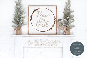 FARMHOUSE CHRISTMAS DINGBATS Font