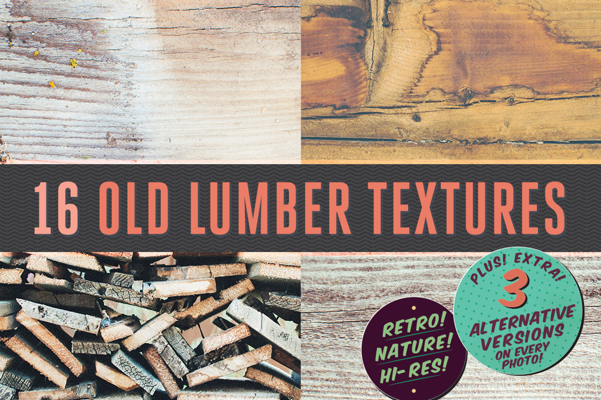 16 Old Lumber Textures