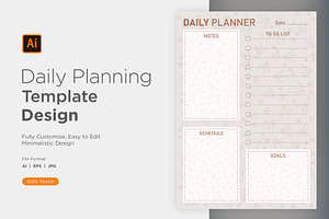 Daily Planner Sheet Design -08