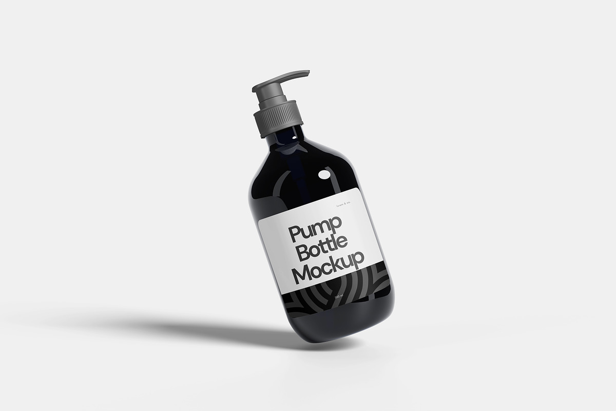 Pump Bottle Mockup, a Packaging Mockup by Hazzpro_Std (Photo 2 of 5)